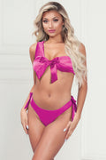 Conjunto de sujetador Satin Bow Beauty