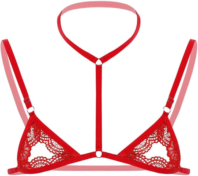 Sujetador de encaje de tres puntas sexy Ropa interior sexy para hombre