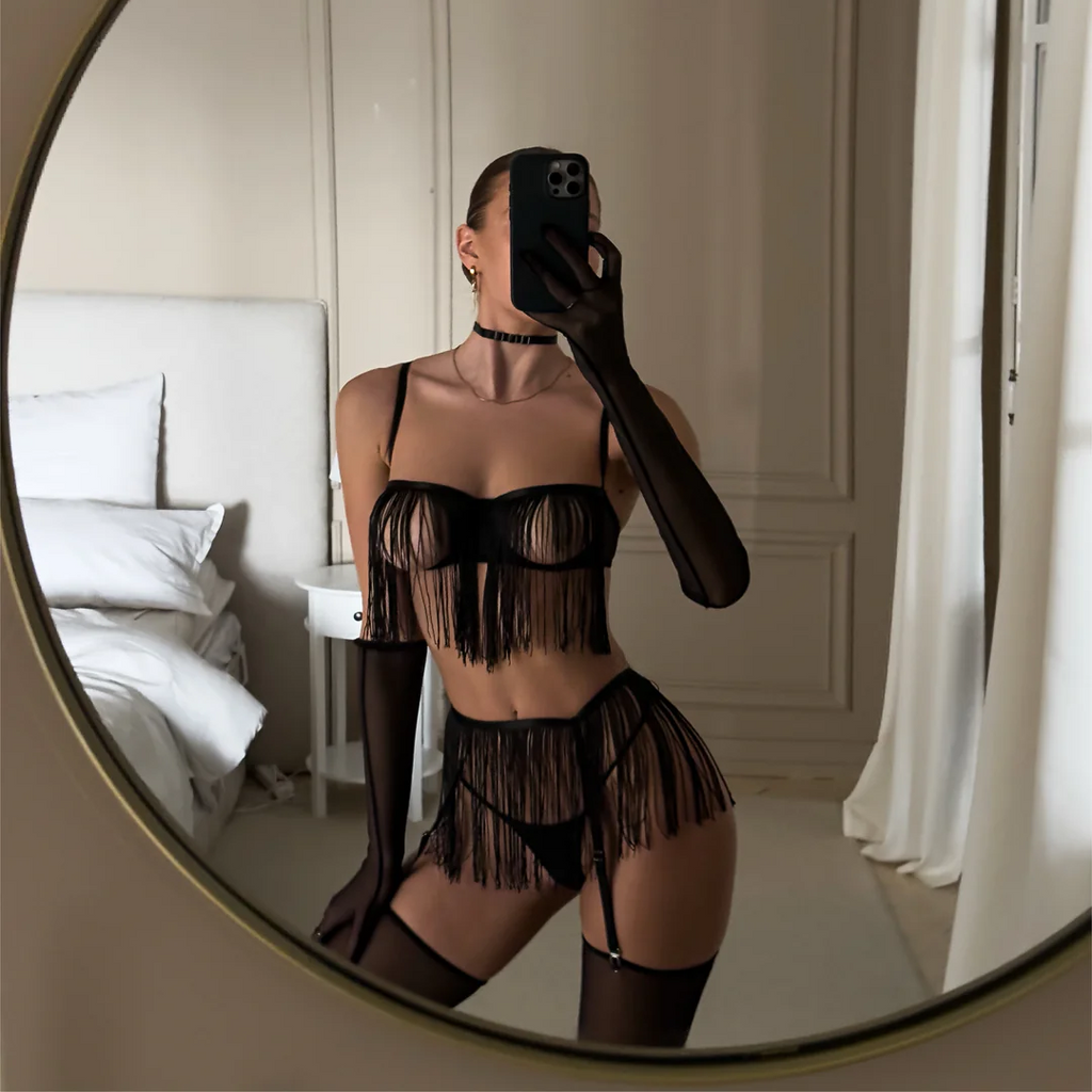 Conjunto de lencería Duquesa Noir