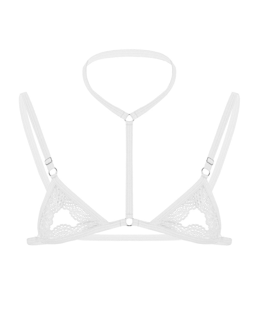 Sujetador de encaje de tres puntas sexy Ropa interior sexy para hombre
