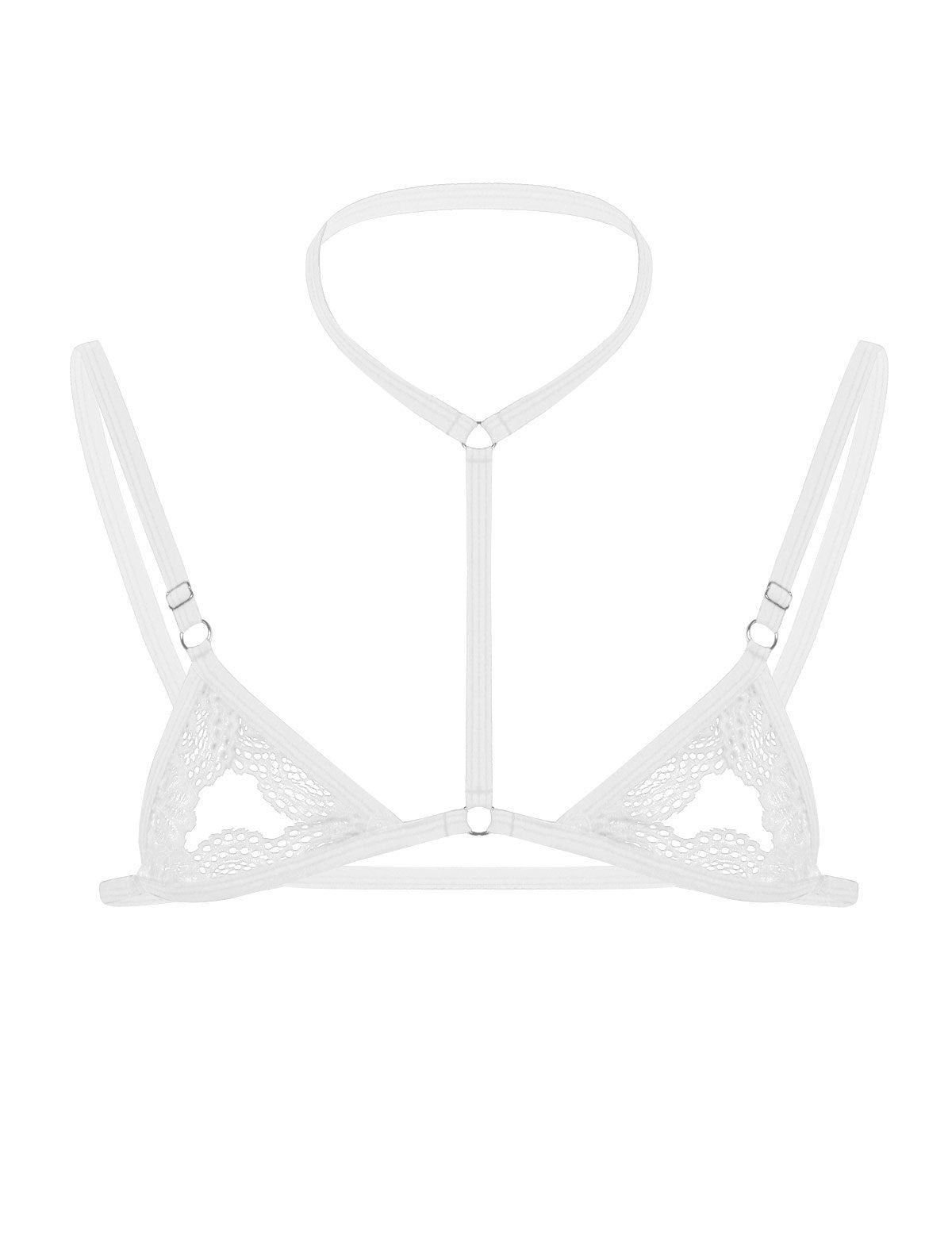 Sujetador de encaje de tres puntas sexy Ropa interior sexy para hombre