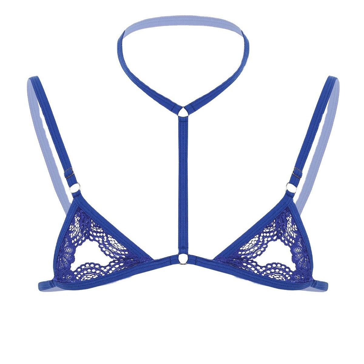 Sujetador de encaje de tres puntas sexy Ropa interior sexy para hombre