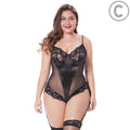 Plus-Size Lingerie Sexy Tight Jumpsuit Elastic Sleep Dress