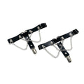Elastic Band Leg Ring Socks Clip Love Heart-Shaped Chain Sweet Cool Dark Series