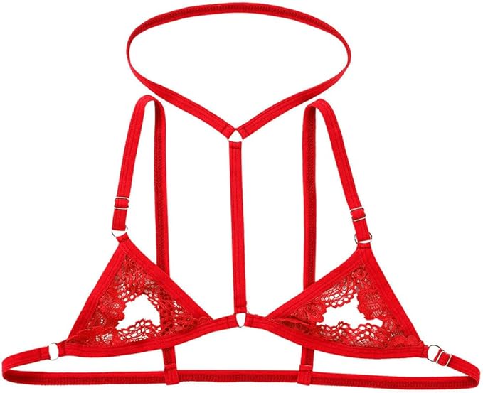 Sujetador de encaje de tres puntas sexy Ropa interior sexy para hombre
