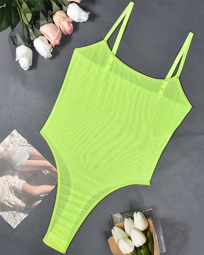 Mesh Sheer Bodysuits
