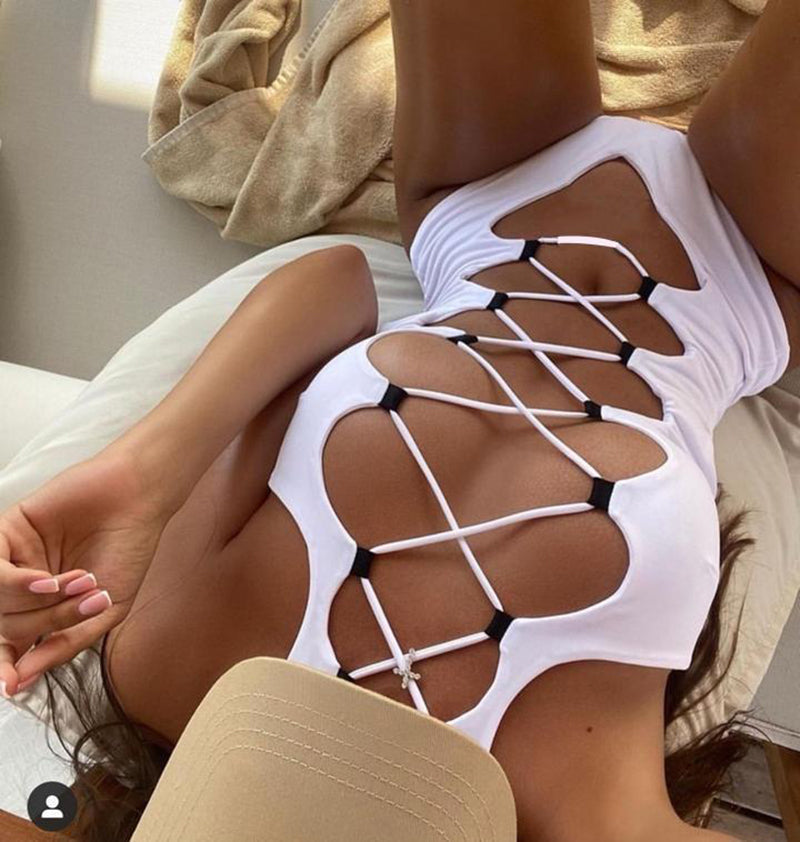 Conjunto de lencería LacyNighty™ Seducción Entrelazada