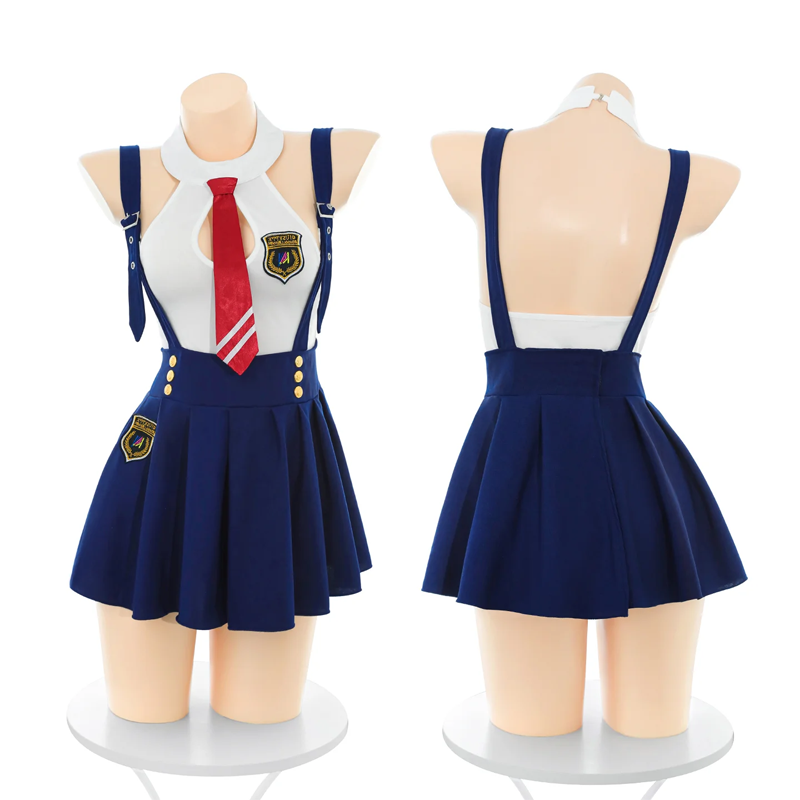 JK Uniform Play Sexy Hip-Exposed Suit