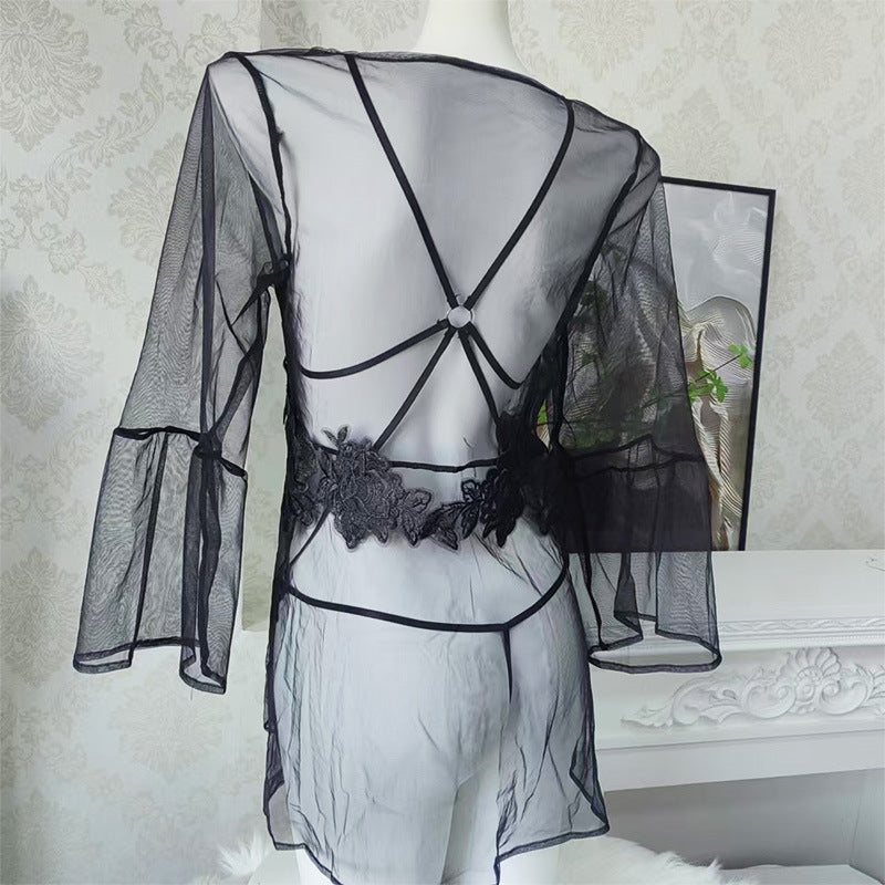Perspective Pure Desire Style Embroidered Lace Set
