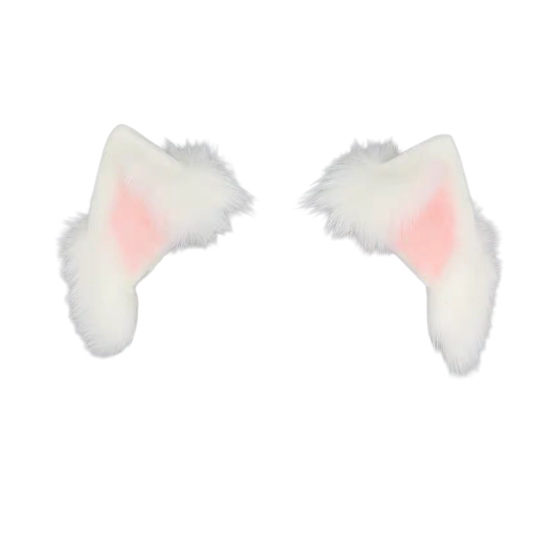 Electric Cats Ear Headband & Tail Set For Cosplay