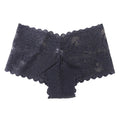 Alluring Women's Breathable Lace Briefs Featuring Mid-Rise V-Shape Design