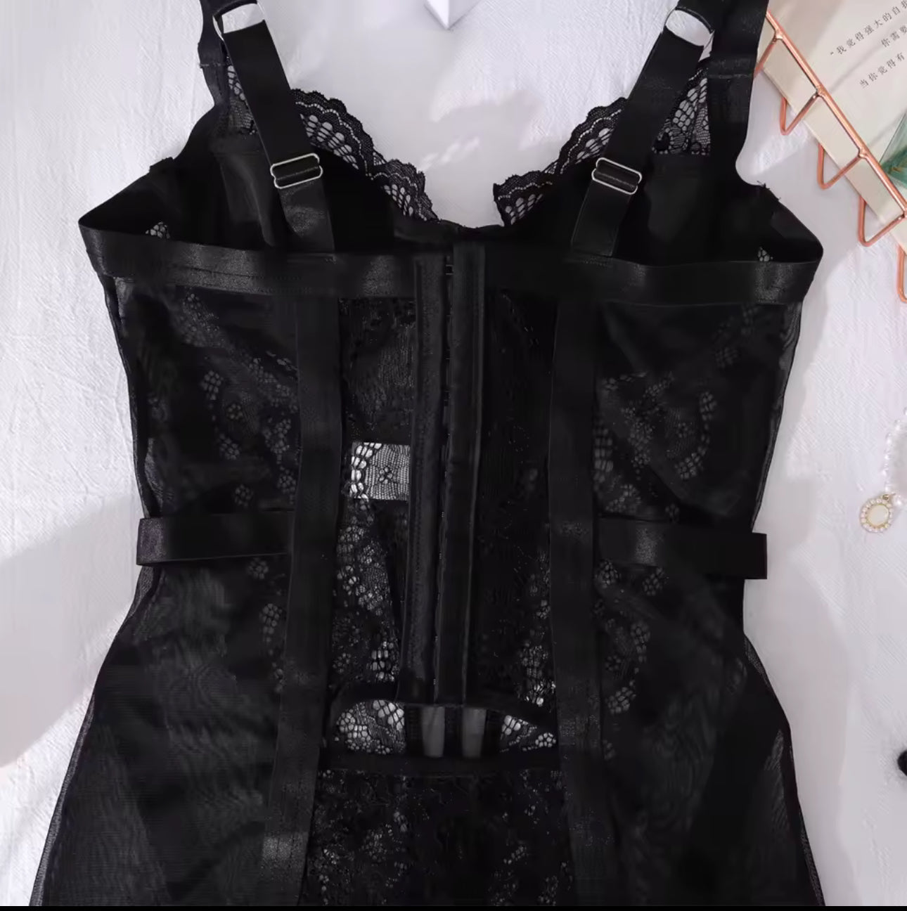 Camisón Black Mirage
