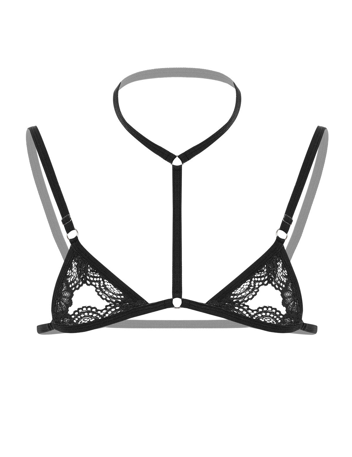 Sujetador de encaje de tres puntas sexy Ropa interior sexy para hombre